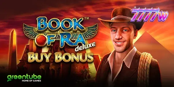 Tampilan visual slot Book of Ra deluxe Buy Bonus dengan nuansa Mesir kuno